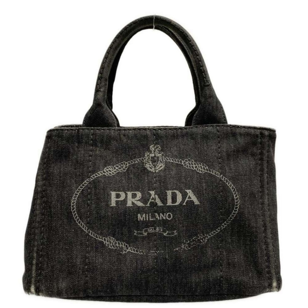 Prada Canapa Bag In Nero